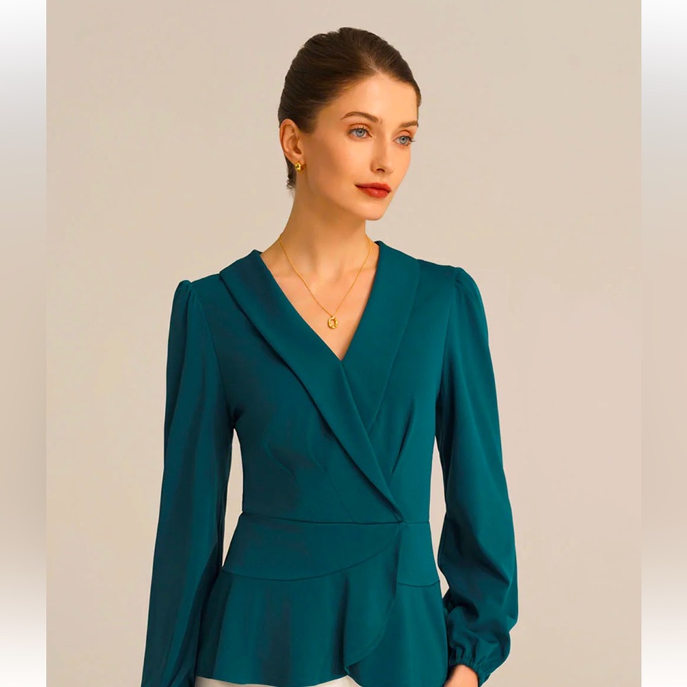 Grace Karin Turquoise Top Size XXL